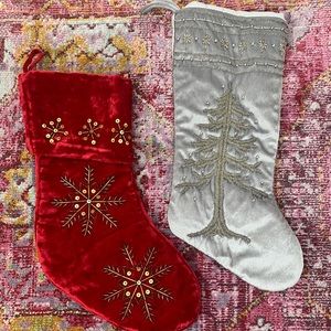 Two Christmas stockings